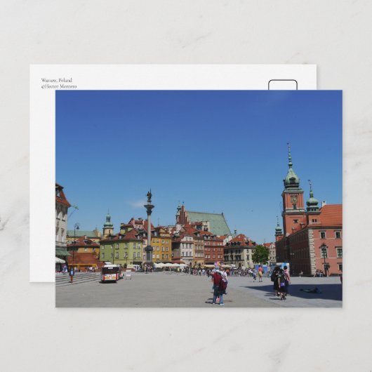 Warschau, Polen Briefkaart (Voorkant / Achterkant)