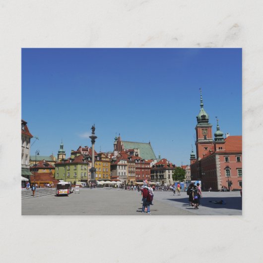 Warschau, Polen Briefkaart (Voorkant)