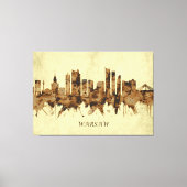 Warschau Polen Cityscape Canvas Afdruk (Voorkant)