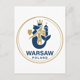 Warschau Polen Europa Briefkaart