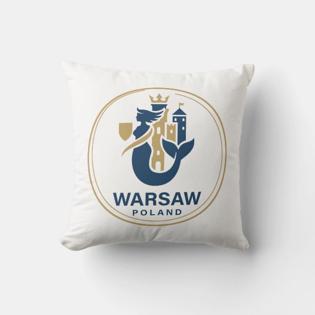 Warschau Polen Europa Kussen (Voorkant)