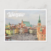 Warschau Polen Foto Briefkaart (Voorkant)