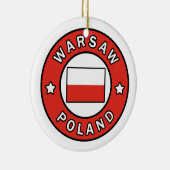 Warschau Polen Keramisch Ornament (Rechts)
