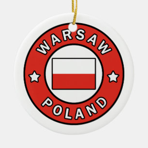 Warschau Polen Keramisch Ornament