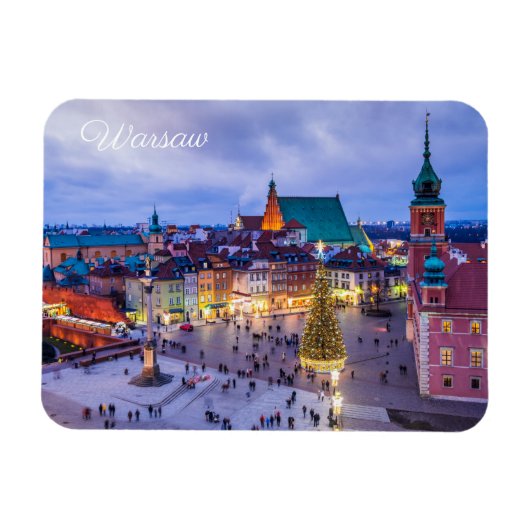 Warschau Polen Magneet (Horizontaal)