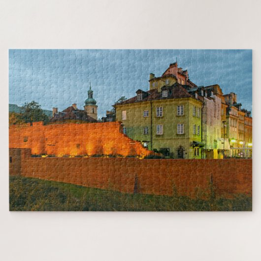Warschau Polen Oude Stadsmuren Legpuzzel (Horizontaal)