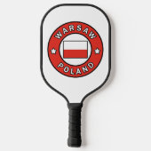 Warschau Polen Pickleball Paddle (Achterkant)