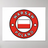 Warschau Polen Poster (Voorkant)