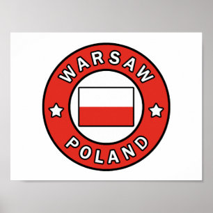 Warschau Polen Poster