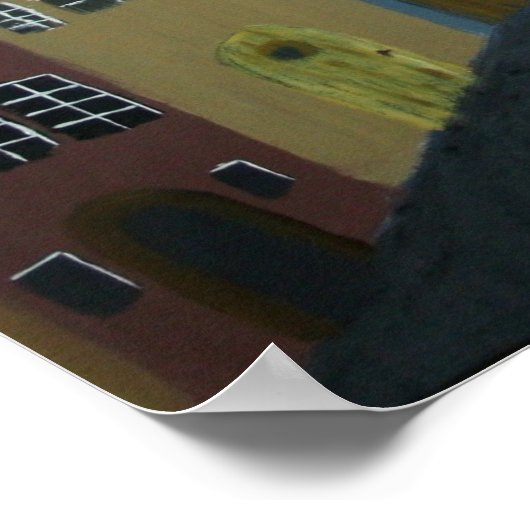 Warschau, Polen Poster (Hoek)