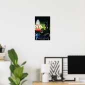 Warschau Polen Poster voor het reizen met reiswieg (Thuiskantoor)