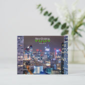 Warschau, Polen, Prettig Kerstmis, Briefkaart (Staand voorkant)