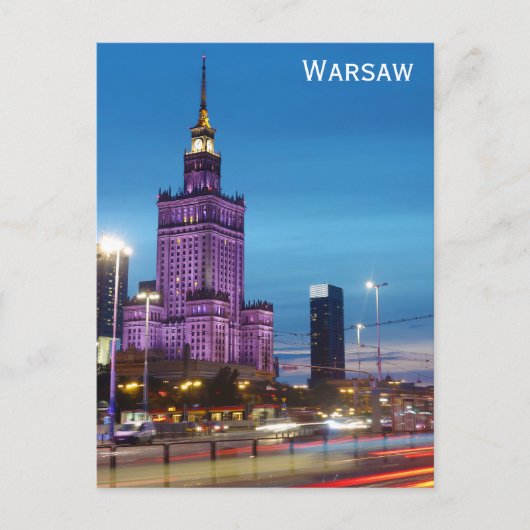 Warschau Polen Reisfoto Briefkaart (Voorkant)