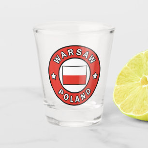 Warschau Polen Shot Glas