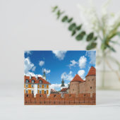 Warschau Polen Stadsmuren Briefkaart (Staand voorkant)