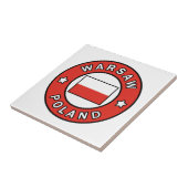 Warschau Polen Tegeltje (Zijkant)