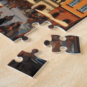 Warschau Polen Travel Art Vintage Legpuzzel (Zijkant)