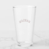 Warschau, Poolse  Arch Glas (Achterkant)