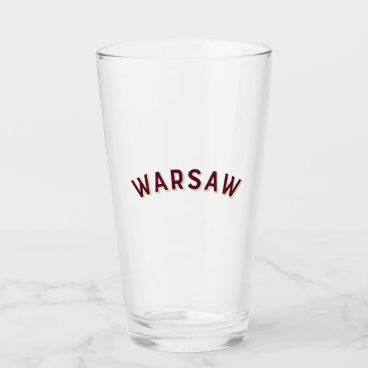 Warschau, Poolse  Arch Glas (Voorkant)