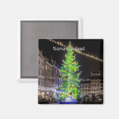 Warschau, Poolse kerstfeestdag Magneet (Voorkant / Achterkant)