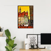 Warschau Poster (Thuiskantoor)