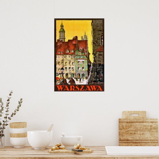Warschau Poster (Keuken)