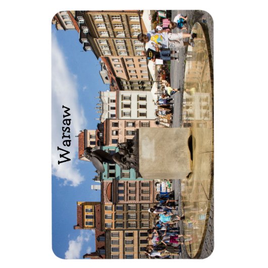 Warschau Premium Flexi Magnet Magneet (Verticaal)