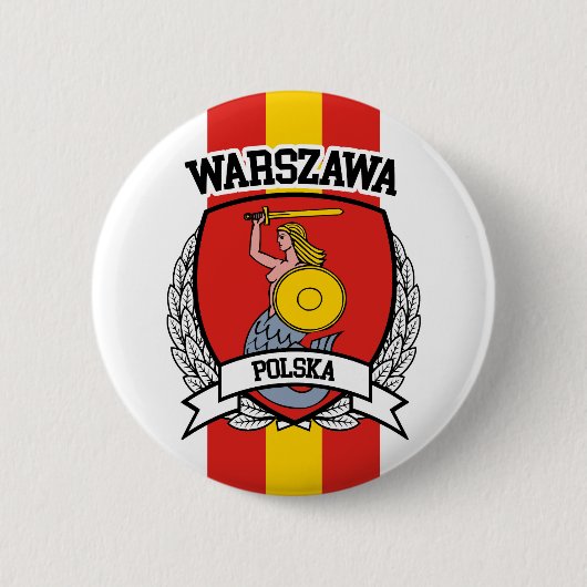 Warschau Ronde Button 5,7 Cm (Voorkant)