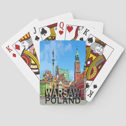 Warschau Speelkaarten (Achterkant)