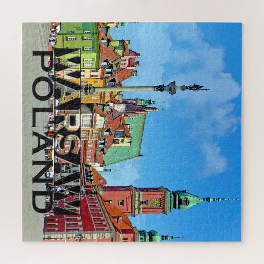 Warschau Square Puzzle Legpuzzel (Horizontaal)
