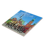 Warschau Tegeltje (Zijkant)