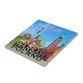 Warschau Tegeltje (Zijkant)