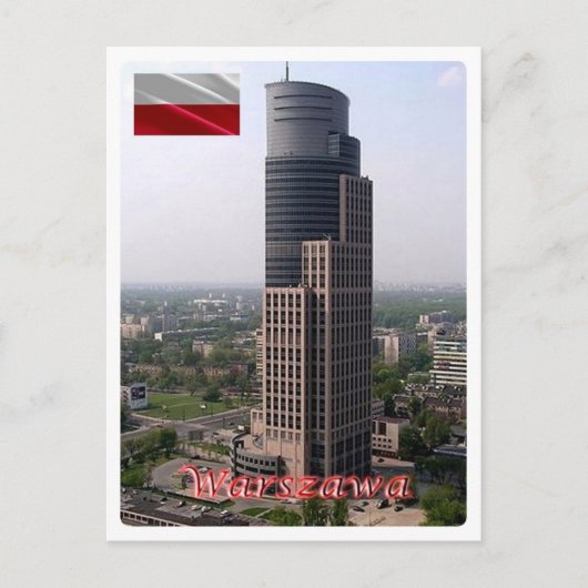 Warschau - Trade Tower - Polen - Briefkaart (Voorkant)