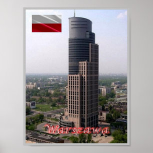 Warschau - Trade Tower - Polen - Poster