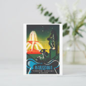 Warschau, Verlichtingsfontein Briefkaart (Staand voorkant)