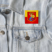 Warschau (Warschau) Vierkante Button 5,1 Cm (In situ)