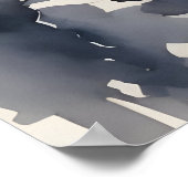 Warschau waterverf kunst poster (Hoek)