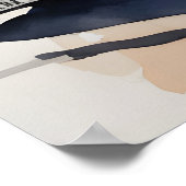 Warschau waterverf kunst poster (Hoek)