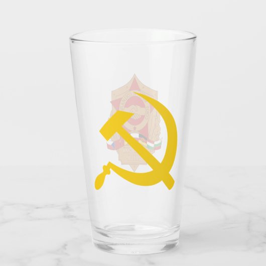 Warschaupact, Sovjet-Unie, Socialistisch Oostblok Glas (Achterkant)
