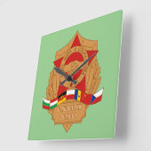 Warschaupact, USSR, Socialistisch Oost-Europa Vierkante Klok (Hoek)