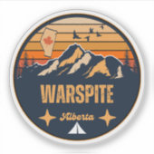 Warspite, Alberta Sticker (Voorkant)