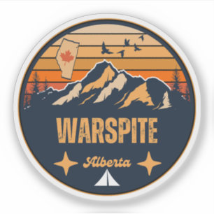 Warspite, Alberta Sticker