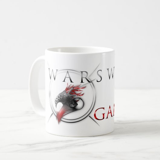 Warsworn Gaming Coffee Mok (NIEUW) (Voorkant links)
