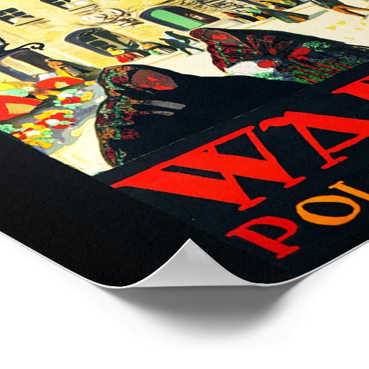 Warszawa - Polen Poster (Hoek)