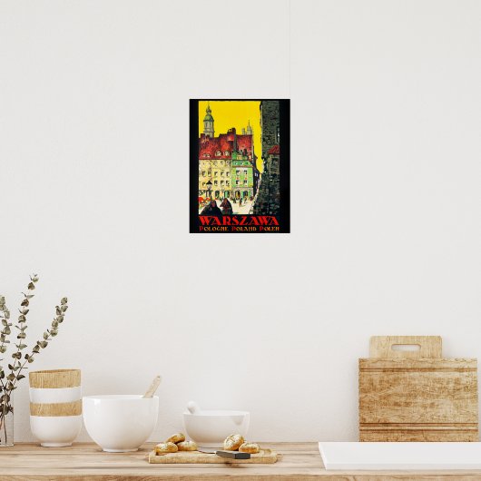 Warszawa - Polen Poster (Keuken)