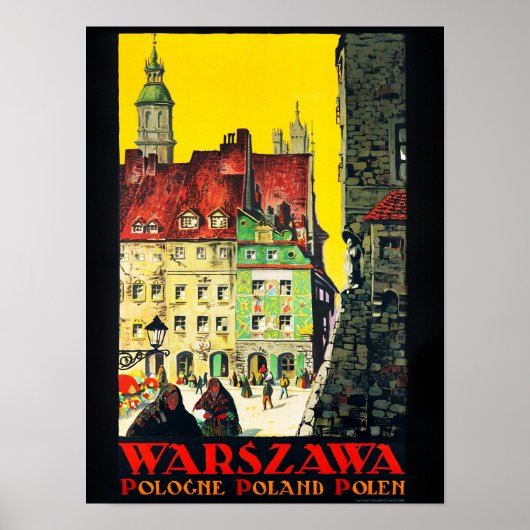 Warszawa - Polen Poster (Voorkant)