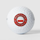 Warszawa Polska Golfballen (Voorkant)