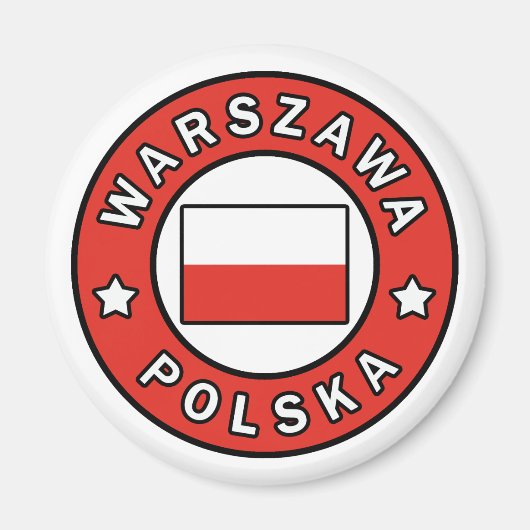 Warszawa Polska Magneet (Voorkant)