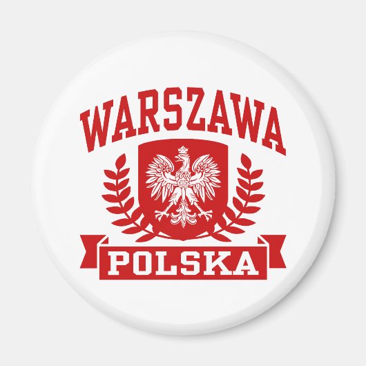 Warszawa Polska Magneet (Voorkant)