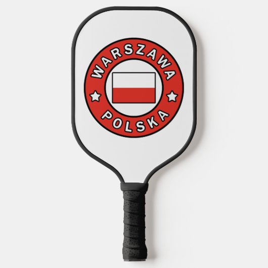 Warszawa Polska Pickleball Paddle (Voorkant)